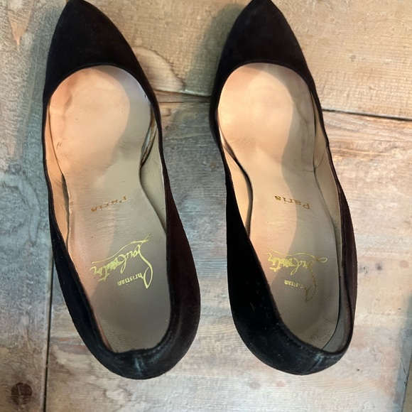 Christian Louboutin fifi 80 black suede - Picture 7 of 8